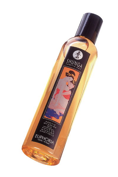 Массажное масло  возбуждающее Shunga   /лаванда/ 250 мл