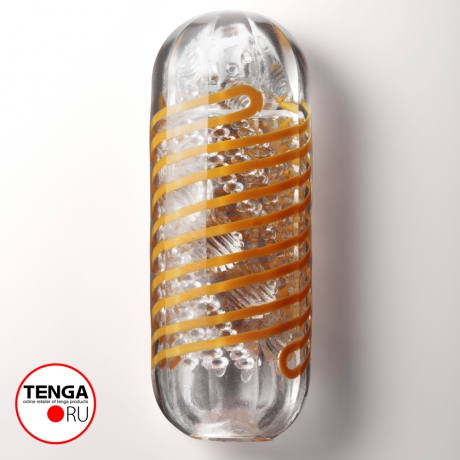 Мастурбатор нереалистичный Tenga Spinner Beads персиковый