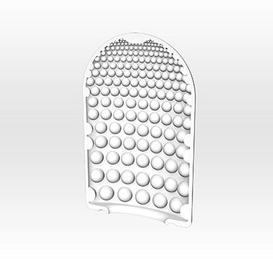 Маструбатор нереалистичный Tenga Pocket белый,силикон,7,5 см