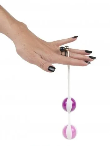 Вагинальные шарики Fun Toys Geisha Balls-2 9 см. D 3 см. Вес 50-100гр.