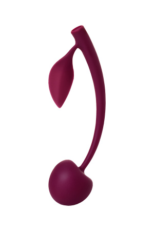 Вагинальный шарик  JOS WILD CHERRY, силикон, бордовый, 13 см