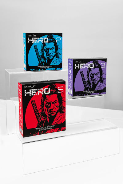 Многофункциональный тренажер для мужчин Erotist Hero 3, ТРЕ, черный, 5,3 см