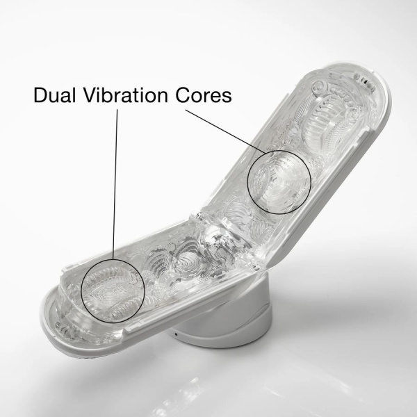 Мастурбатор нереалистичный Tenga Flip Zero Gravity белый,ТПЭ,17,8 см