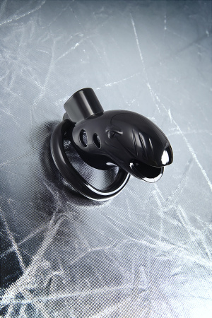 Пояс верности мужской Black&Red by TOYFA, ABS пластик, черный, 10 см