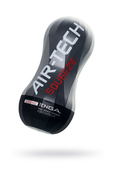 Мастурбатор нереалистичный Tenga Air-Tech Squeeze Strong, TPE, белый, 17 см