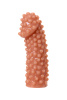 Насадка KOKOS с дополнительной стимуляцией,TRP,телесная, 15,8 см