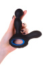 Стимулятор простаты EROTIST, SIXTH, силикон, черный, 14,5 см