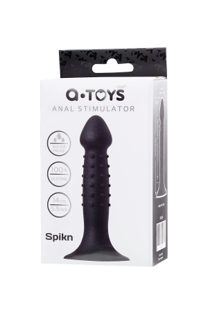 Анальный фаллоимитатор TOYFA A-Toys Spikn, 14 см d 3,1