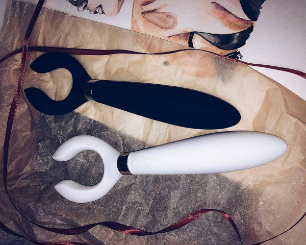 Вибратор для пар Satisfyer Partner Multifun 3, черный, 23,5 см