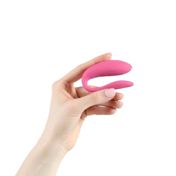 Вибратор для пар WE-VIBE Sync Lite розовый,силикон,7,5 см.