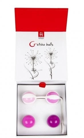 Вагинальные шарики Fun Toys Geisha Balls-2 9 см. D 3 см. Вес 50-100гр.